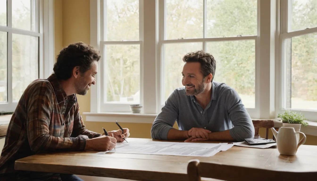 Homeowner reviewing window and siding options in the Boston area